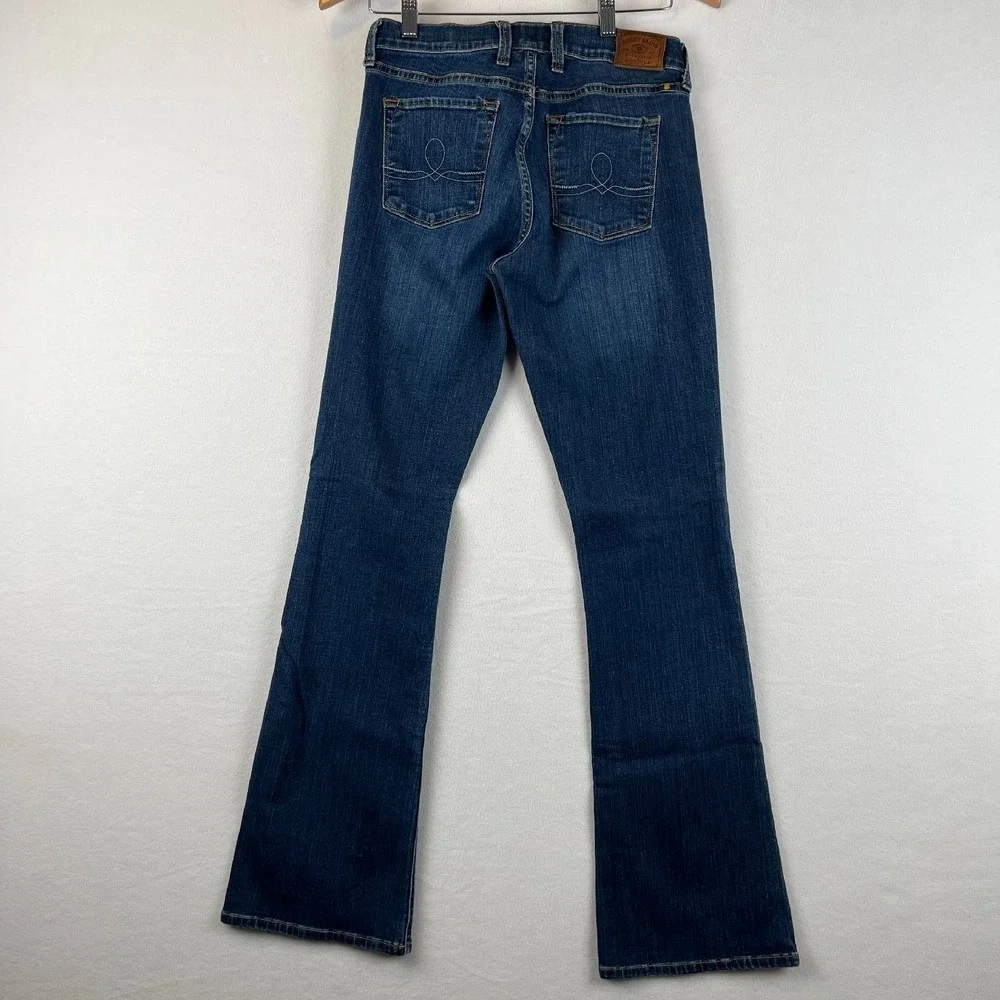 Lucky Brand Sofia Bootcut Jeans Dark Wash Denim Classic Style Womens 4‎ 27